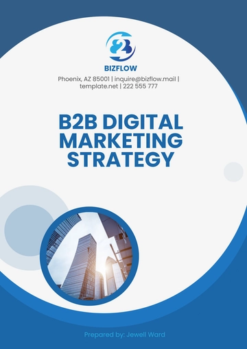Free B2B Digital Marketing Strategy Template to Edit Online