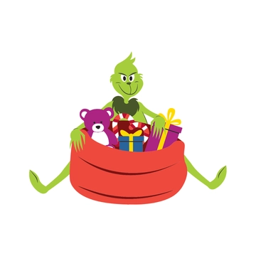 Free Grinch Stole Christmas Clipart to Edit Online