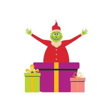 Free Grinch Cartoon Clipart to Edit Online