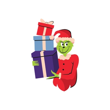 Free High-Quality Grinch Clipart to Edit Online