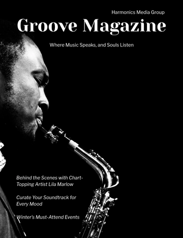 Free Printable Magazine Template to Edit Online