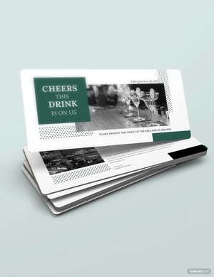 Drink Voucher Template