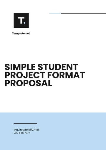 Free Simple Student Project Format Proposal Template to Edit Online Free Simple Student Project Format Proposal Template to Edit Online