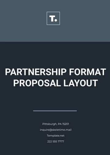 Free Partnership Format Proposal Layout Template to Edit Online