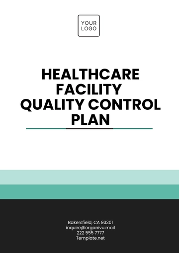 Free Healthcare Facility Quality Control Plan Template to Edit Online