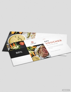 Food Gift Voucher Template