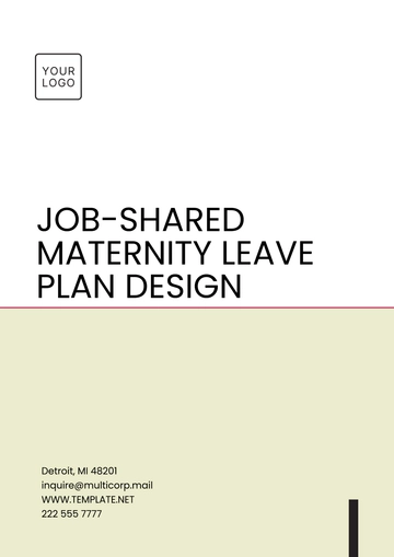 Free Job-shared Maternity Leave Plan Design Template to Edit Online