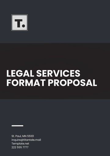 Free Legal Services Format Proposal Template to Edit Online