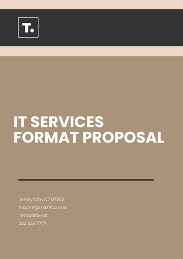 Free IT Services Format Proposal Template to Edit Online