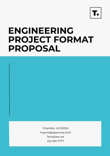 Free Engineering Project Format Proposal Template to Edit Online