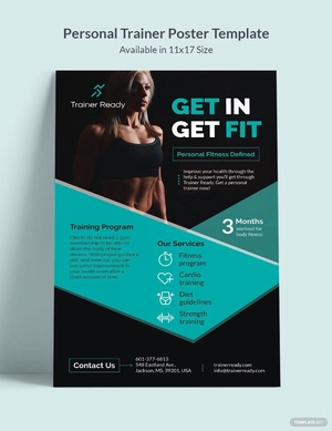 Personal Trainer Poster Template