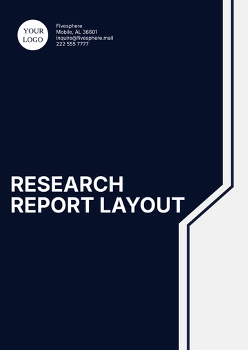 Free Research Report Layout Template to Edit Online