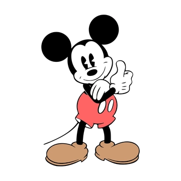 Free Classic Mickey Mouse Clipart to Edit Online