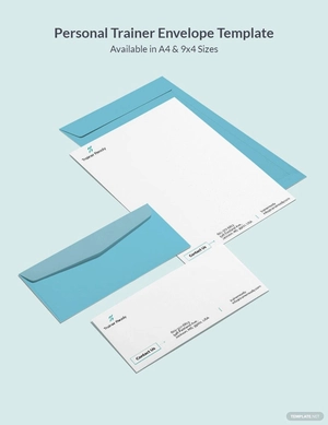 Personal Trainer Envelope Template