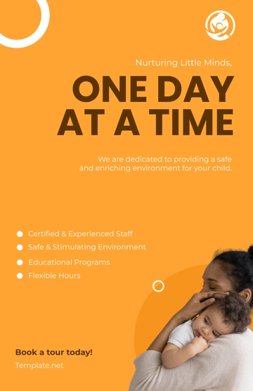 Free Child Care Poster Template to Edit Online