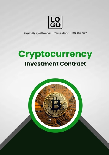 Free Cryptocurrency Investment Contract Template to Edit Online