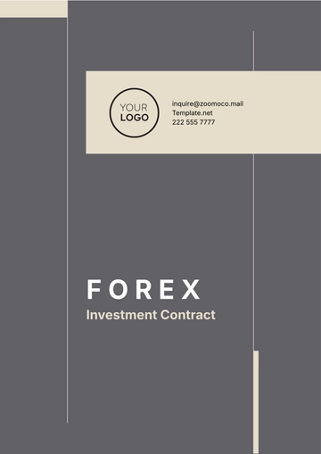 Free Forex Investment Contract Template to Edit Online