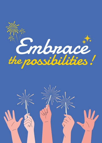 Free New Year Invitation Card Background Template to Edit Online