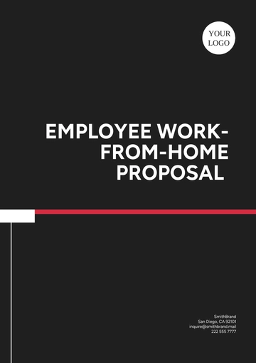 Free Employee Work-from-Home Proposal Template to Edit Online