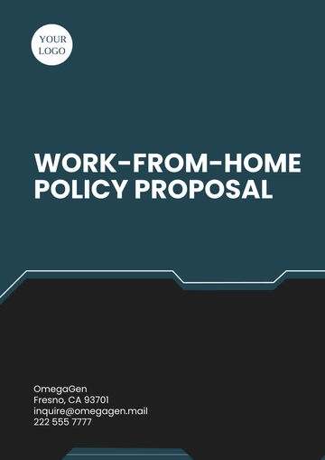 Free Work-from-Home Policy Proposal Template to Edit Online
