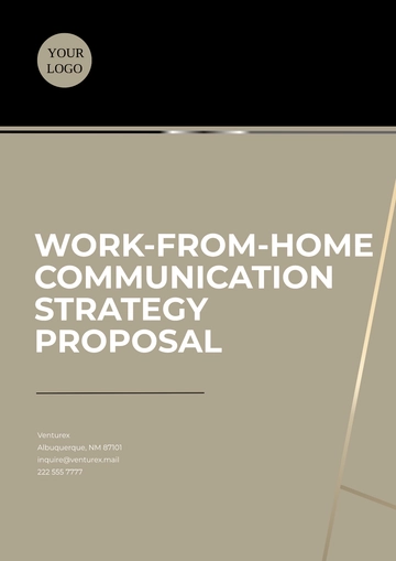 Free Work-from-Home Equipment and Infrastructure Proposal Template to Edit Online