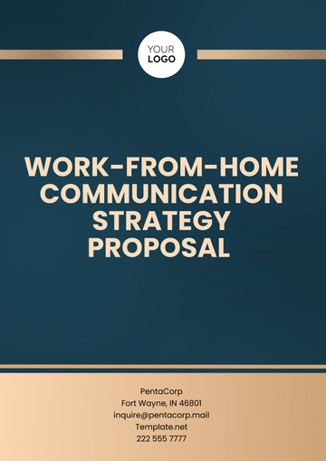 Free Work-from-Home Communication Strategy Proposal Template to Edit Online