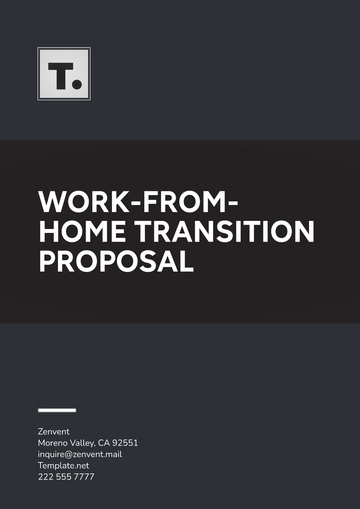 Free Work-from-Home Transition Proposal Template to Edit Online