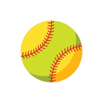Free Colorful Softball Clipart to Edit Online