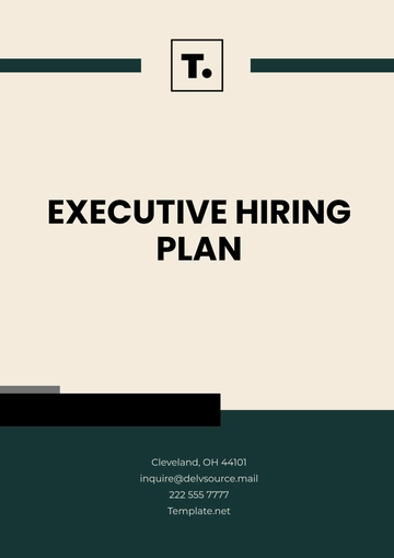 Free Executive Hiring Plan Template to Edit Online Free Executive Hiring Plan Template to Edit Online