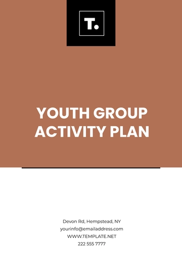 Free Youth Group Activity Plan Template to Edit Online