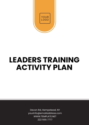 Free Leadership Training Activity Plan Template to Edit Online