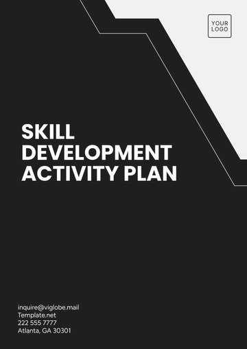 Free Skill Development Activity Plan Template to Edit Online
