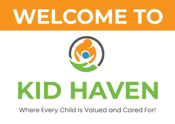 Free Child Care Signage Template to Edit Online