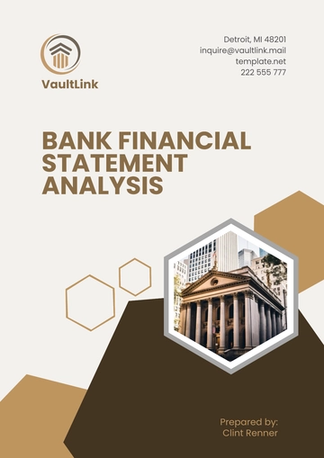 Free Bank Financial Statement Analysis Template to Edit Online