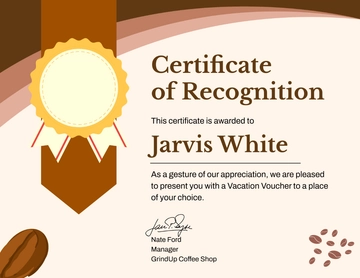 Free Reward Certificate for Employee Template to Edit Online