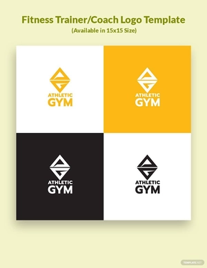 Fitness Trainer/Coach Logo Template