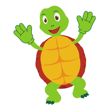 Free Cartoon Turtle Clipart to Edit Online
