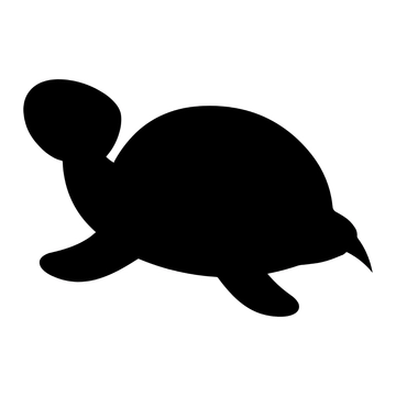 Free Turtle Silhouette Clipart to Edit Online