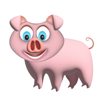 Free Funny Pig Clipart to Edit Online