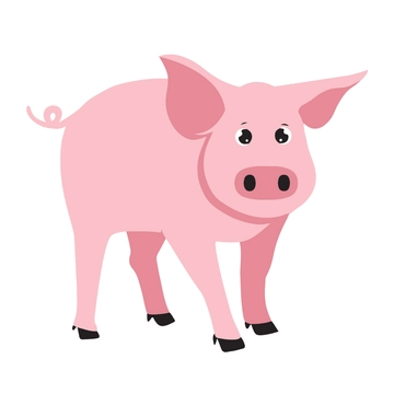 Free Farm Pig Clipart to Edit Online