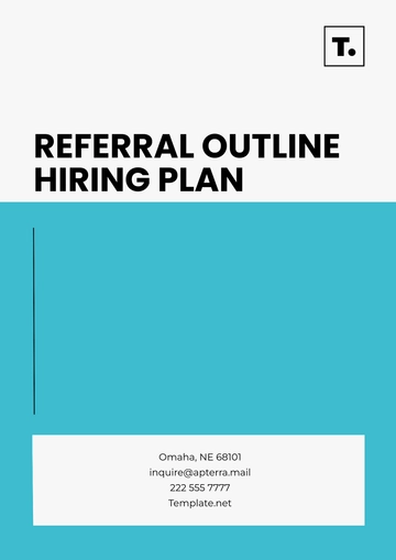 Free Referral Outline Hiring Plan Template to Edit Online Free Referral Outline Hiring Plan Template to Edit Online