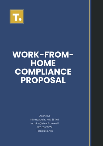 Free Work-from-Home Compliance Proposal Template to Edit Online