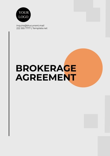Free Printable Brokerage Agreement Template to Edit Online Free Printable Brokerage Agreement Template to Edit Online