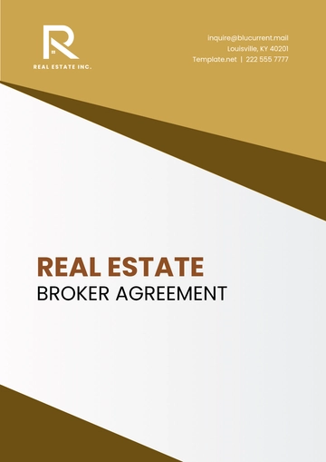 Free Real Estate Broker Agreement Template to Edit Online Free Real Estate Broker Agreement Template to Edit Online
