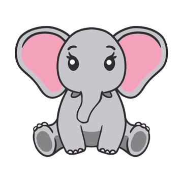 Free Baby Elephant Clipart to Edit Online