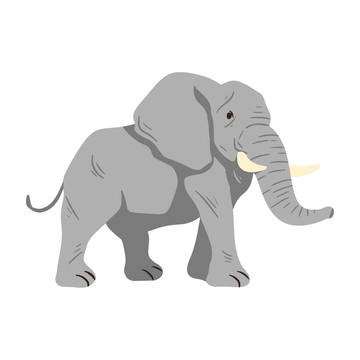 Free Realistic Elephant Clipart to Edit Online
