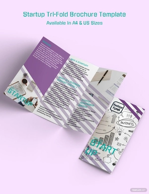 Startup Tri-Fold Brochure Template