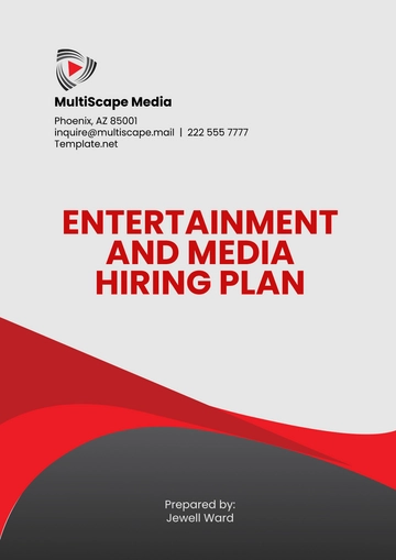 Free Entertainment and Media Hiring Plan Template to Edit Online Free Entertainment and Media Hiring Plan Template to Edit Online