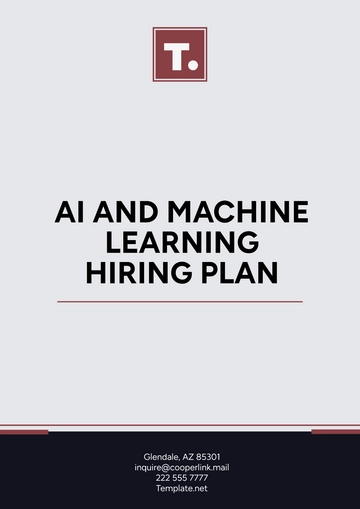 Free AI and Machine Learning Hiring Plan Template to Edit Online Free AI and Machine Learning Hiring Plan Template to Edit Online