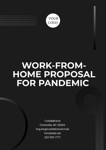 Free Work-from-Home Proposal for Pandemic Template to Edit Online